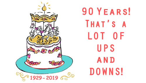 Our Carousel Horses are Celebrating 90 Years - 1929-2019!