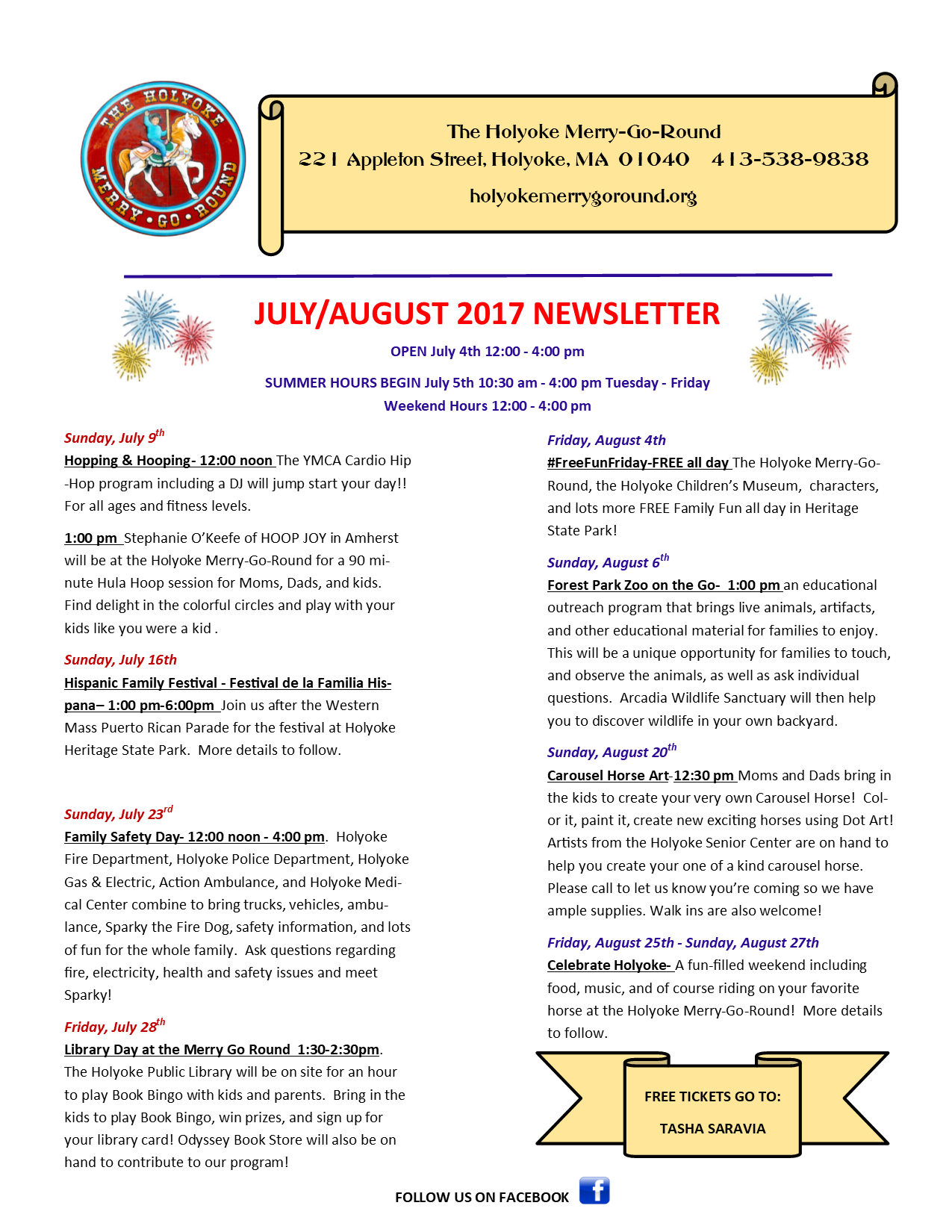 July-August Newsletter
